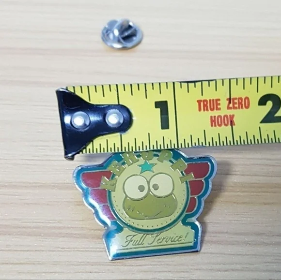 Sanrio Keroppi Frog Full Service!‎ Pin 1988 1997 Vintage